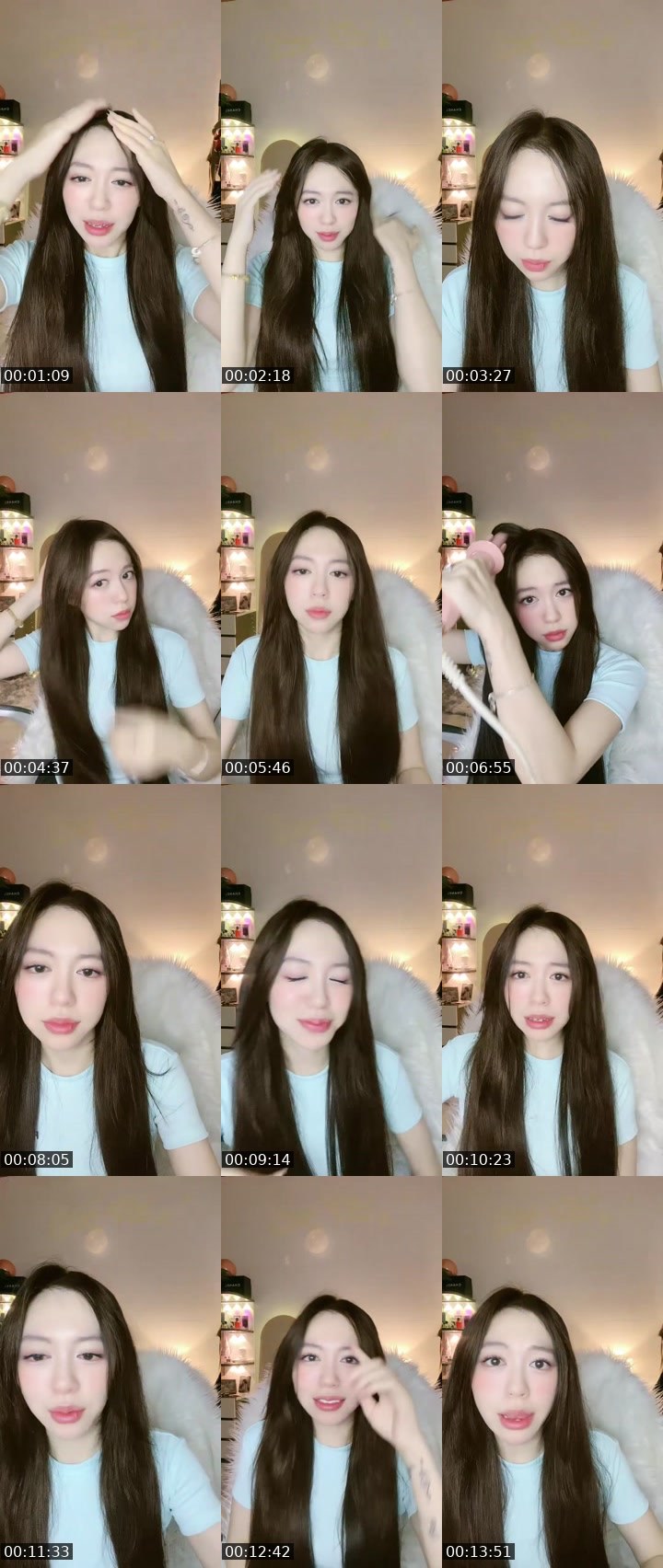 Contact-sheet preview of |🎀|ᴹ Rii⁷⁷⁷ ( 小宝贝 ）'s MICO Live recording