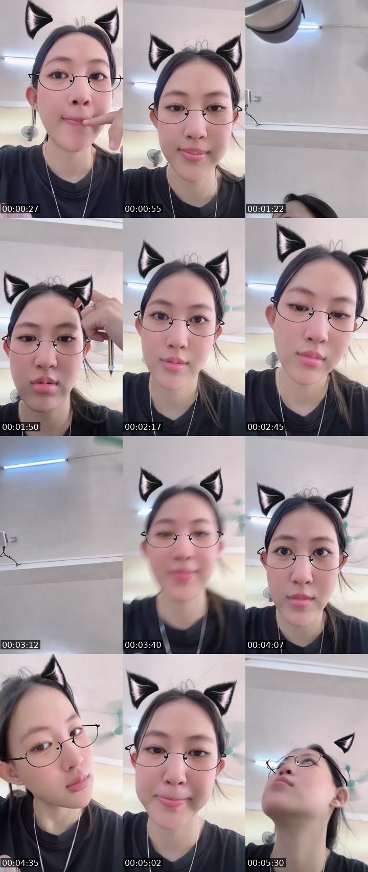 Contact-sheet preview of -10k🐮Thybaobei's MICO Live recording