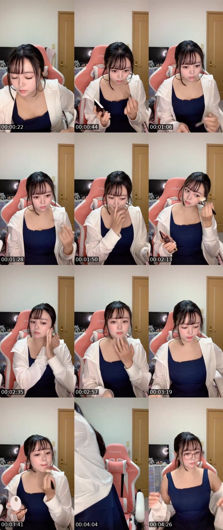 Contact-sheet preview of YUKI🐰🎮🍓's MICO Live recording