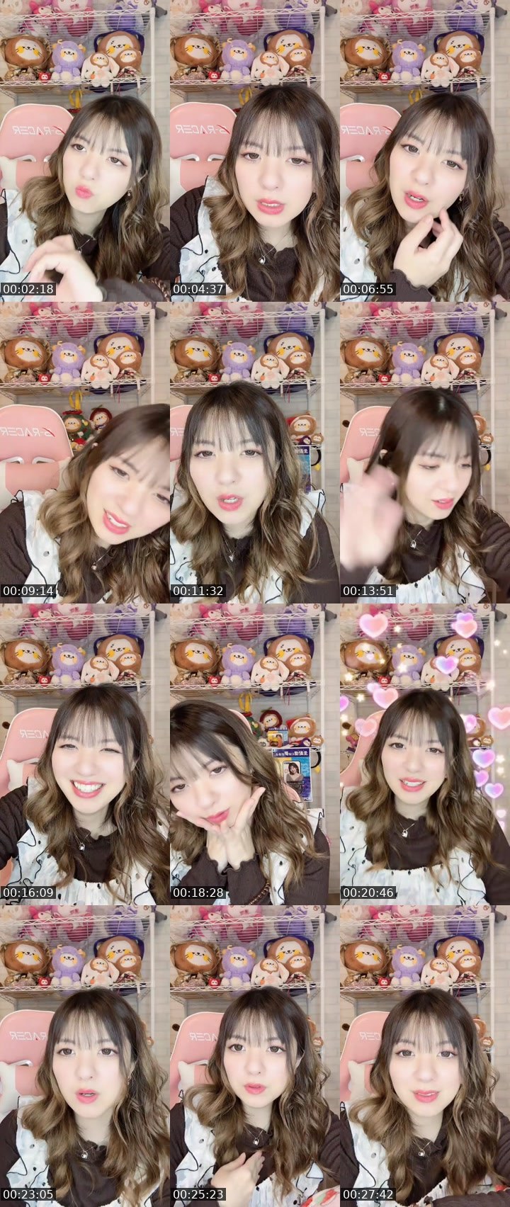 Contact-sheet preview of 🍒よころん🍫🤎's MICO Live recording