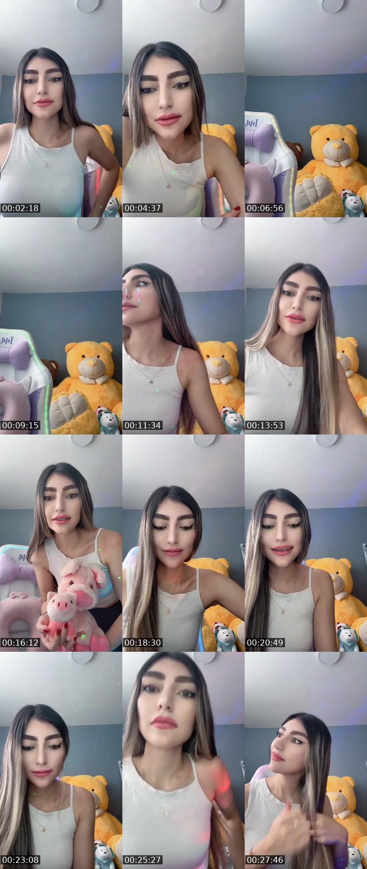 Contact-sheet preview of 🦋❥🌙𝐼𝓃𝒶🧝🏻‍♀️ᴹᵃᵍ💞👑's MICO Live recording