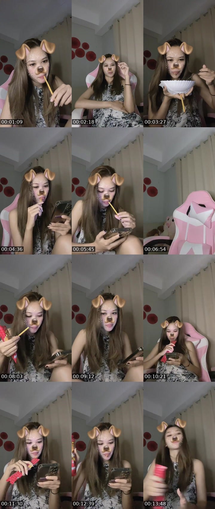 Contact-sheet preview of 🐉💗Ayaa ᴺᵒᶻᵃ's MICO Live recording