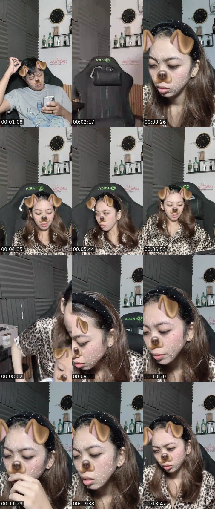 Contact-sheet preview of ᴮᵉᵃʳ🐻Syaa's MICO Live recording