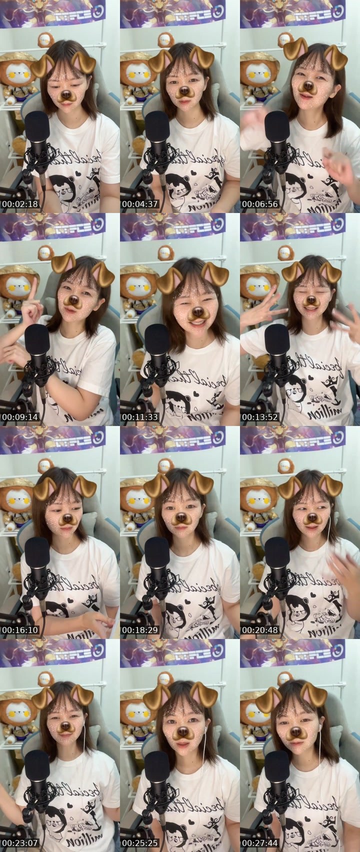 Contact-sheet preview of うにいくら🦓🥝's MICO Live recording