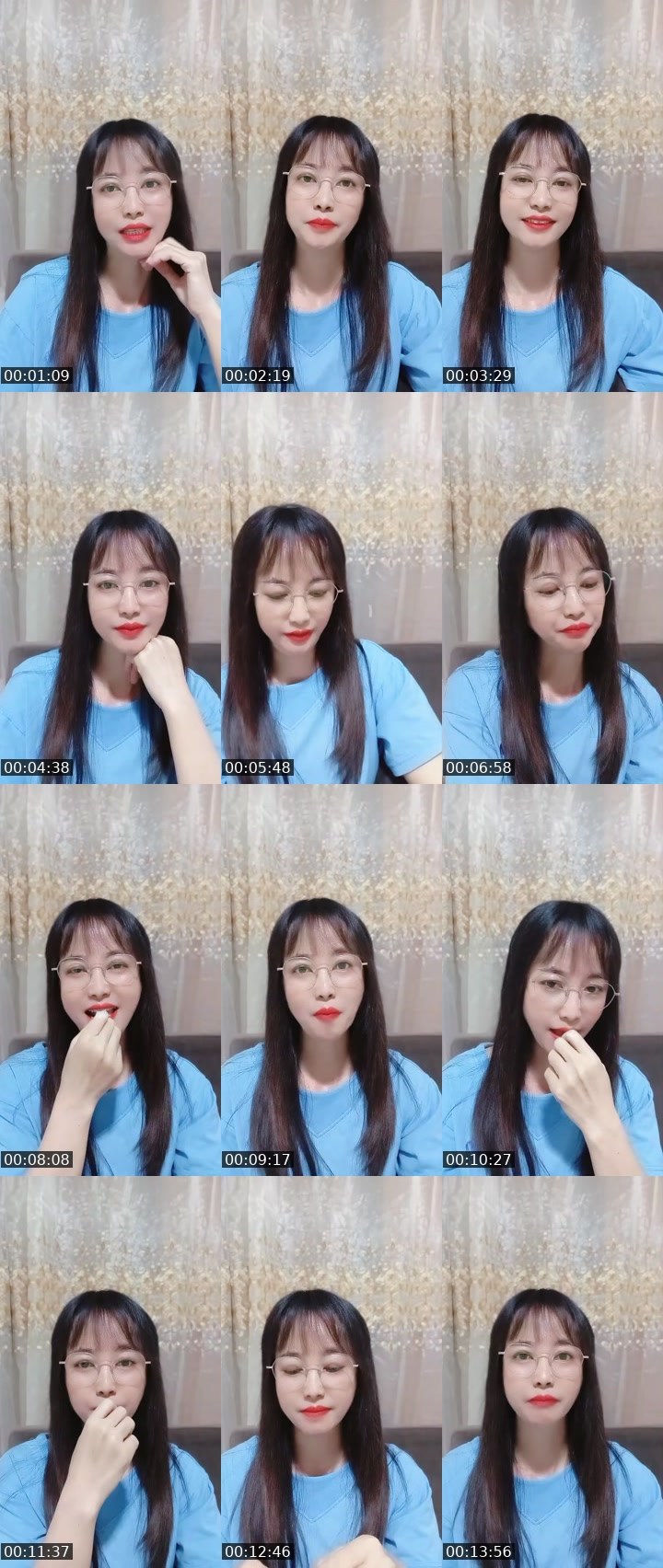 Contact-sheet preview of 💎เอวา​🌾BRB vj🧧🎁's MICO Live recording