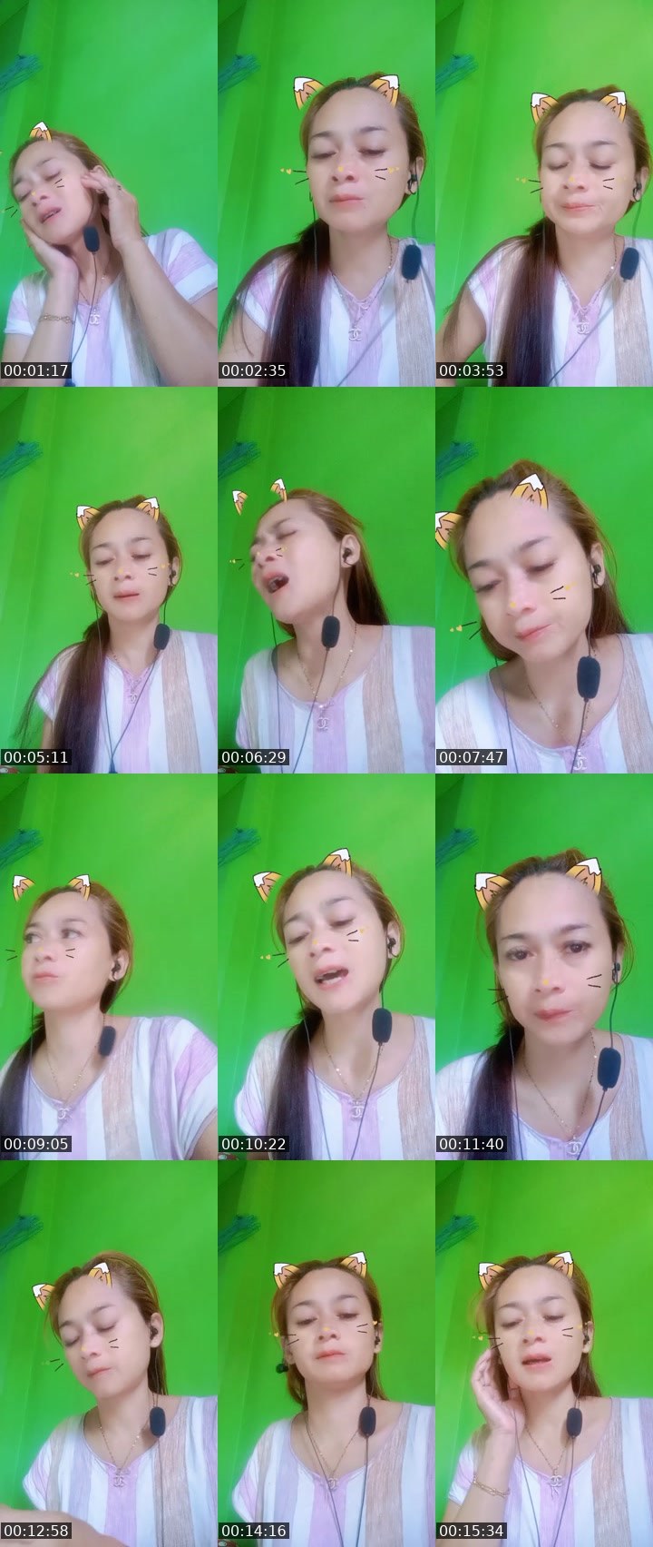 Contact-sheet preview of ᴮᴬ Lizaa's MICO Live recording