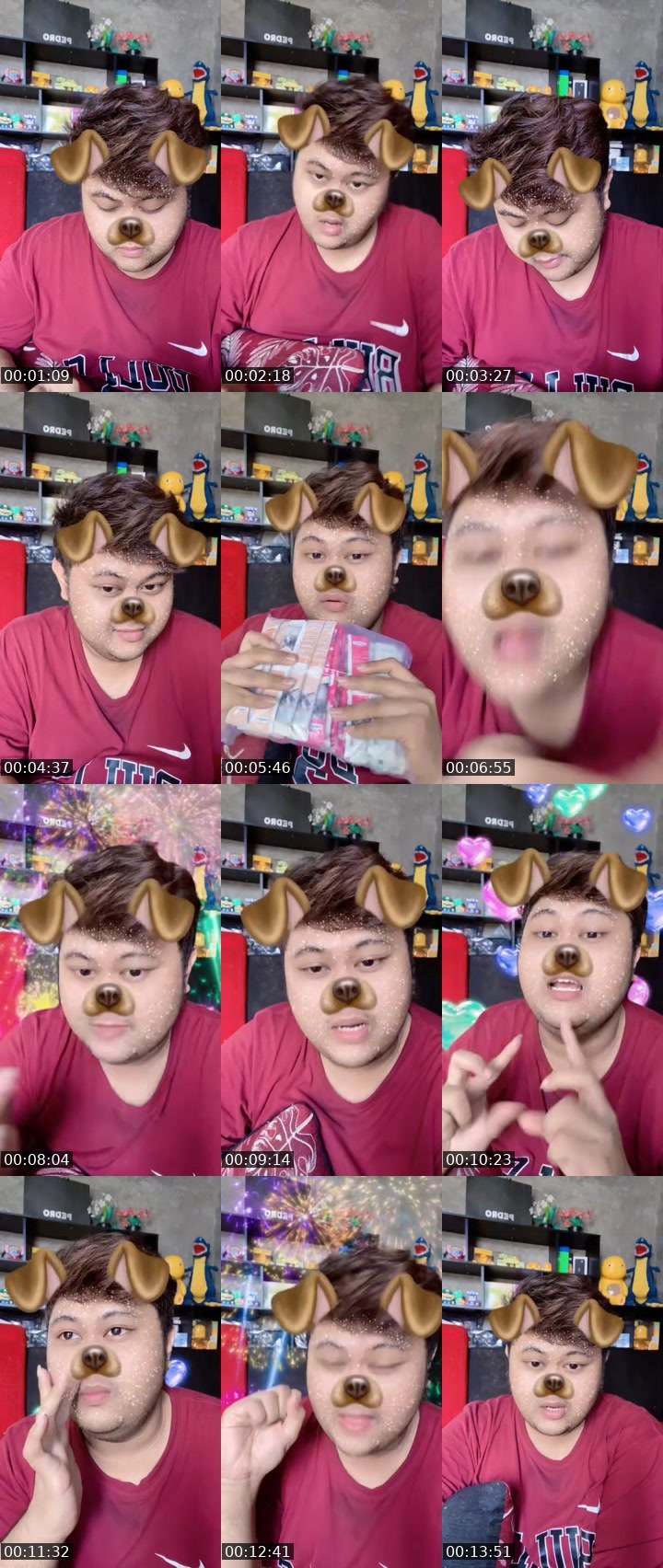 Contact-sheet preview of ᴳᴱᵀ • 𝕜𝕚𝕕𝕕𝕫𝕫𝕫𝕫 🧸🫵's MICO Live recording