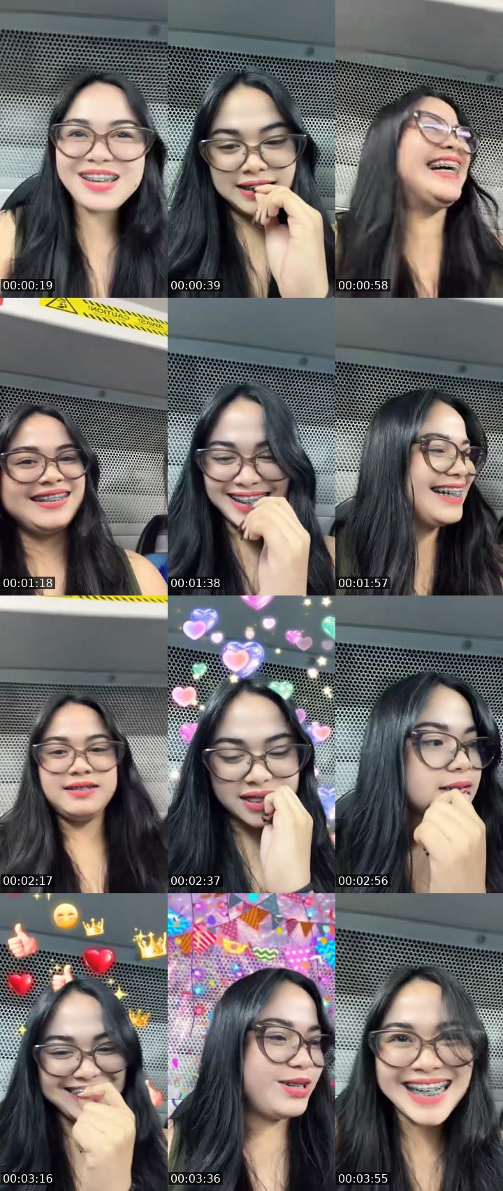 Contact-sheet preview of ❤️Ashii🌷ᴴᵘⁿᵗᵉʳ's MICO Live recording