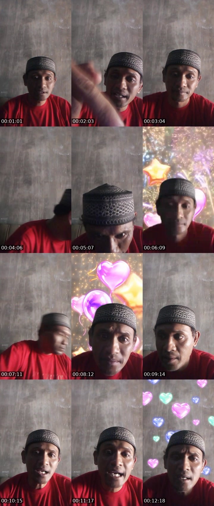 Contact-sheet preview of ꪜⅈ𝕜ꪮρⅈ ‘ Ust Redy 💝💘's MICO Live recording