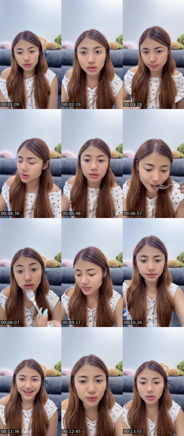 Contact-sheet preview of Sly new VJ 🪷กอบัว 🫧's MICO Live recording
