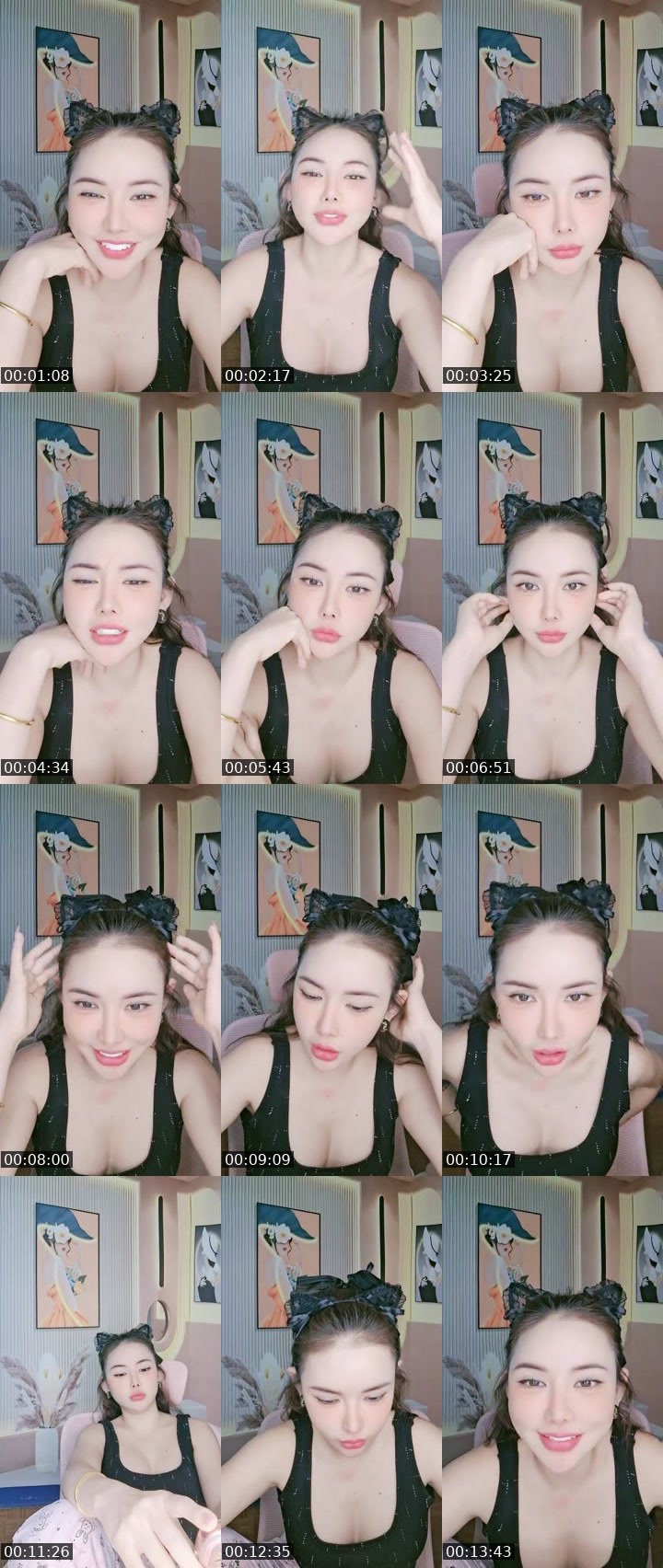 Contact-sheet preview of -30k cứu e🗝️ 🫧Bella tây💋's MICO Live recording