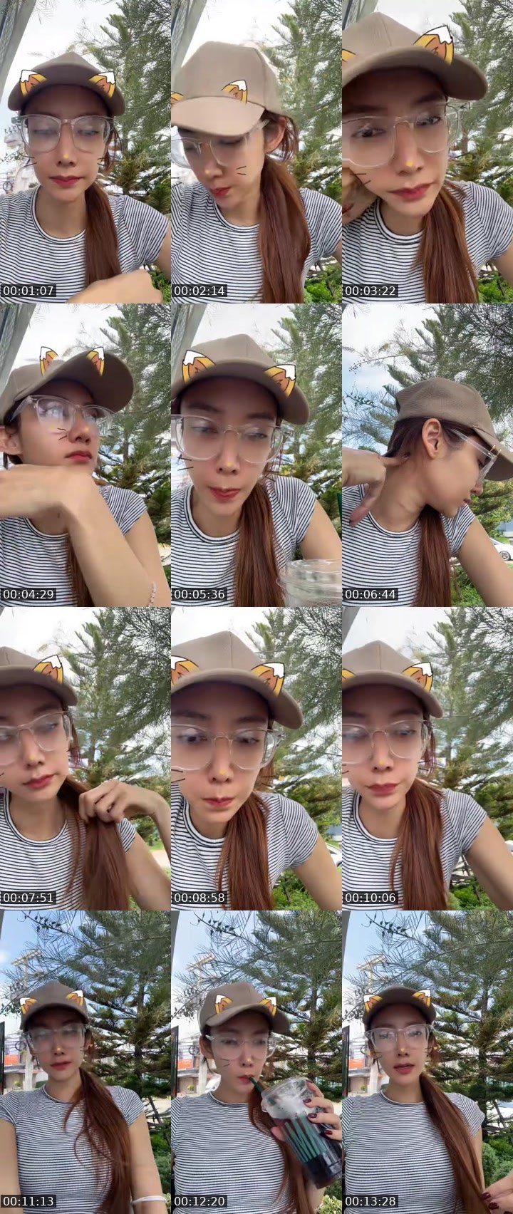 Contact-sheet preview of (🦉New VJ ) Naya 🕉️'s MICO Live recording