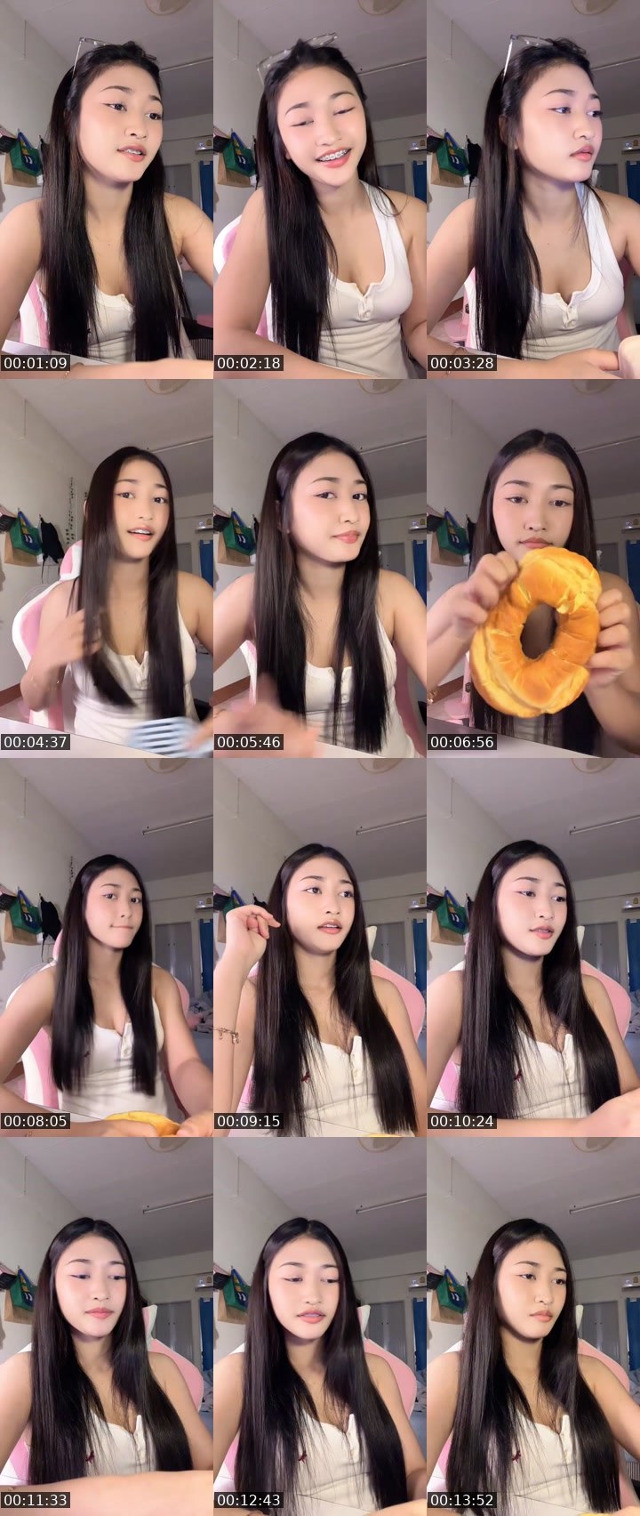 Contact-sheet preview of [🧋] milktea New vj-ออย🎀🩰's MICO Live recording
