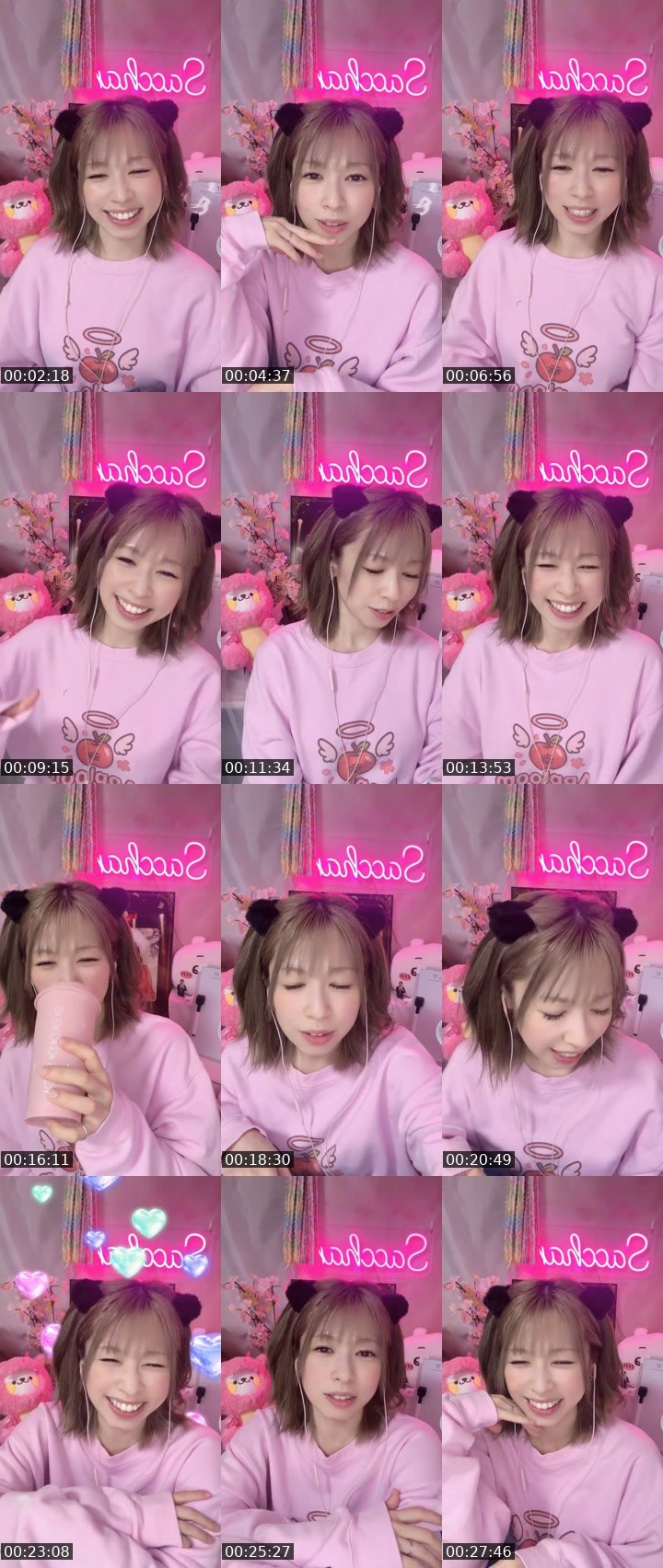 Contact-sheet preview of 🌸さっちゃん👼🏻🍎's MICO Live recording