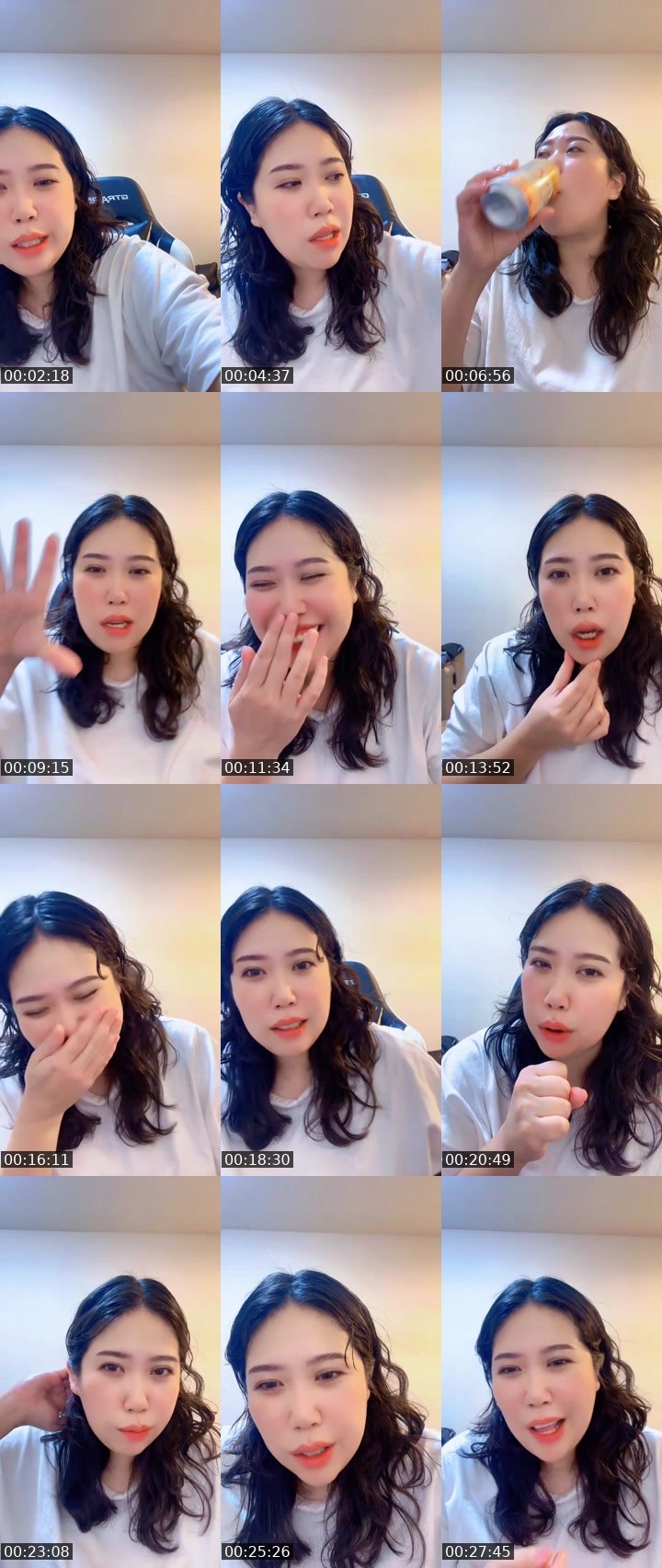 Contact-sheet preview of おわりちゃん🦧🔚's MICO Live recording