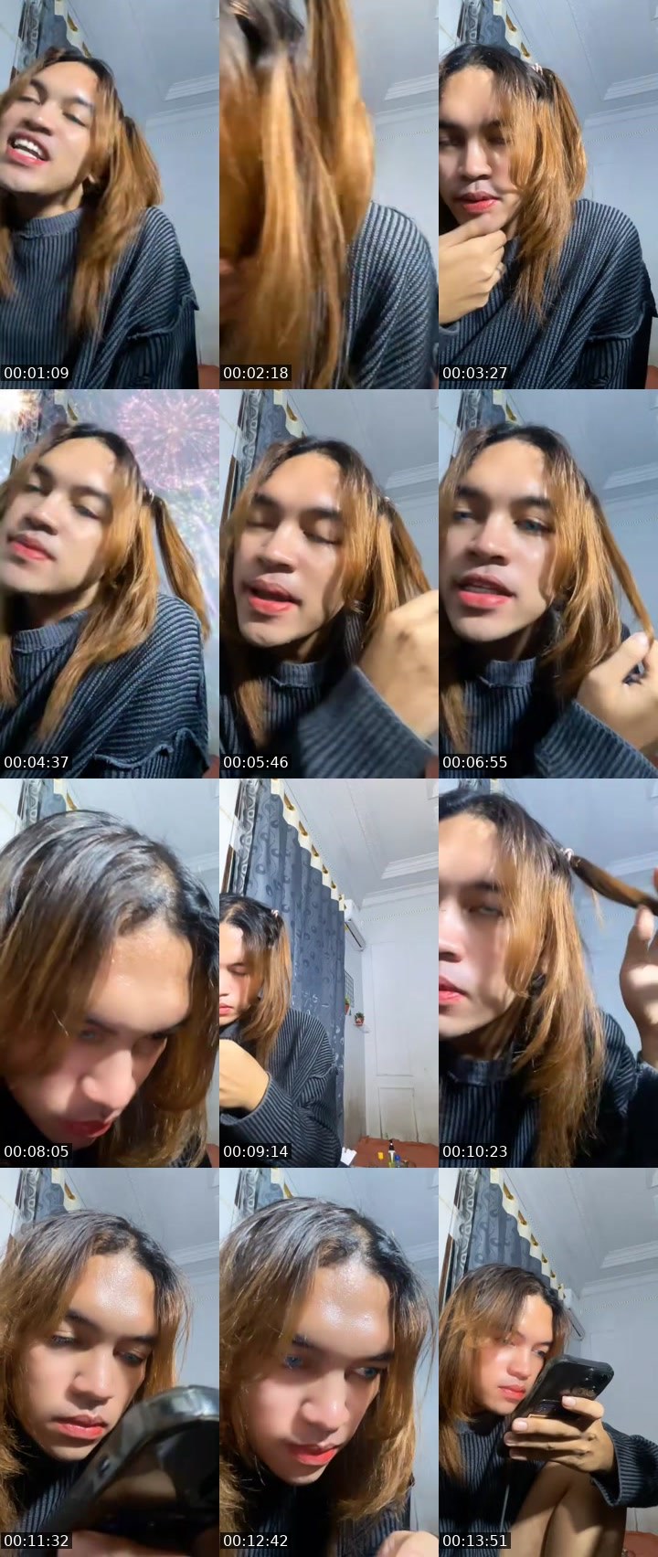 Contact-sheet preview of 👶🏻Fikynikiᴺᵒᶻᵃ🌹✨'s MICO Live recording