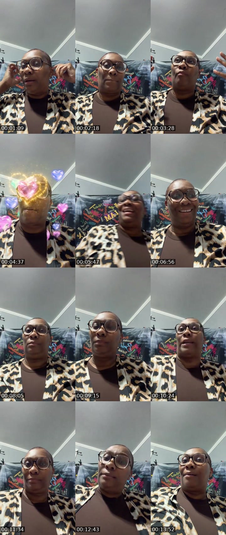 Contact-sheet preview of 💠CF Auntie T💜💠's MICO Live recording
