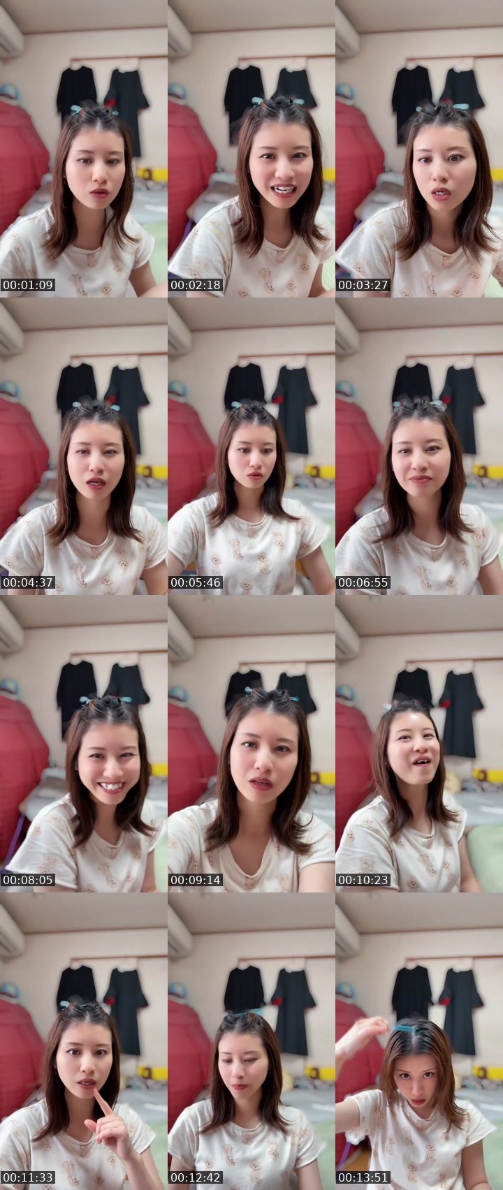 Contact-sheet preview of タピちゃん꒰ঌ🧋໒꒱‪‪  16日〜おやすみします🌙's MICO Live recording