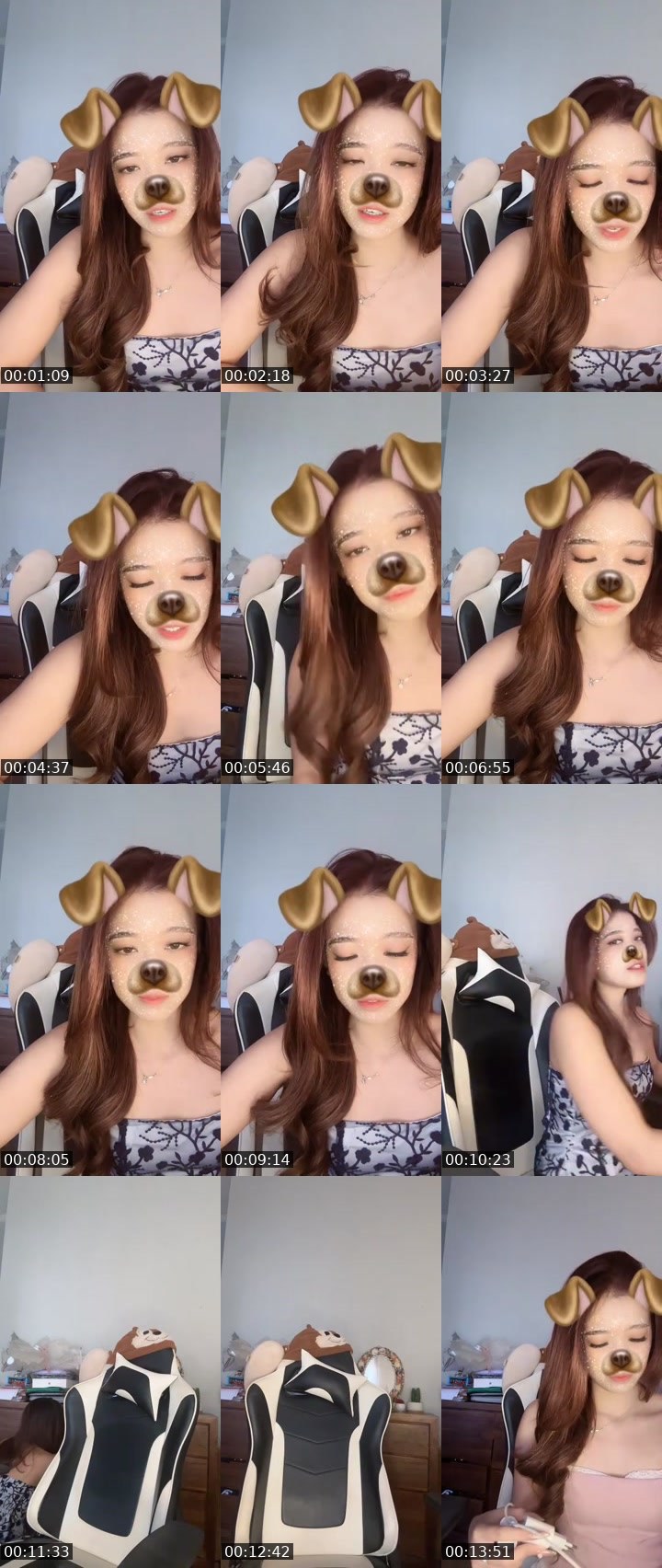 Contact-sheet preview of tiara d➃jé🔥's MICO Live recording