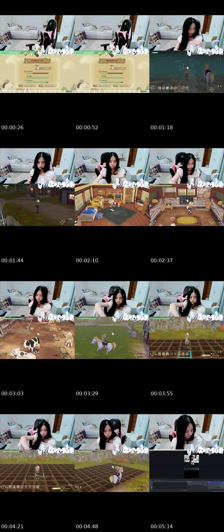 Contact-sheet preview of Miiracle ᴺᵒᶻᵃ 🧠🧬's MICO Live recording