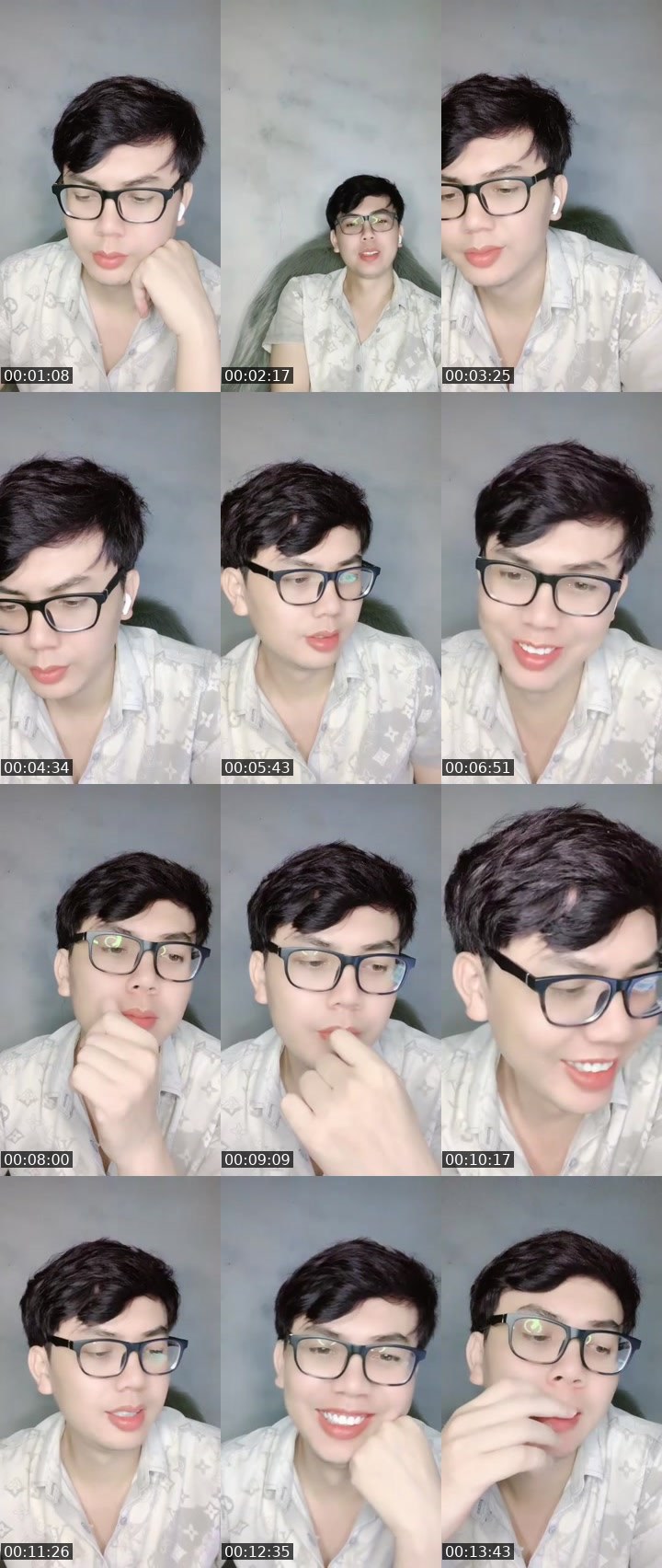 Contact-sheet preview of ᶦᵈᵒᶫ TMT Trần M Tuấn  🐓 ᴮᵋᶫᶫᵅ's MICO Live recording
