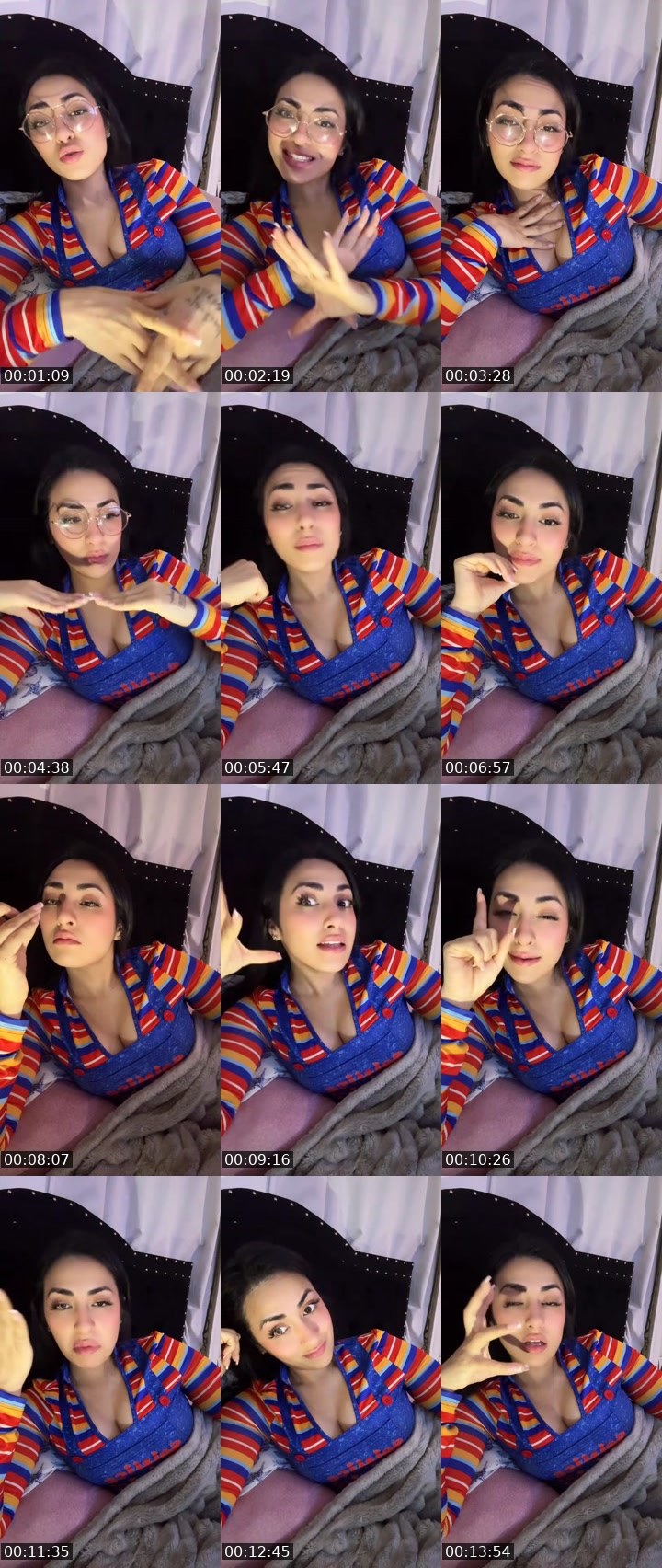 Contact-sheet preview of 🖤♛ 𝐌𝐄𝐆🐆🧸ྀི's MICO Live recording