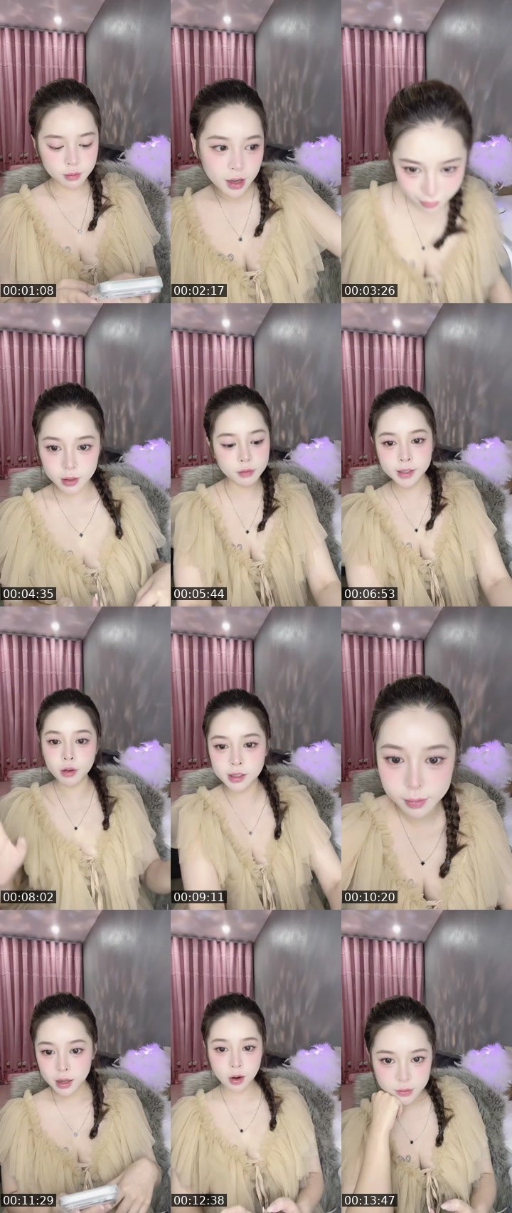 Contact-sheet preview of 💫 Thaobebe 💫's MICO Live recording