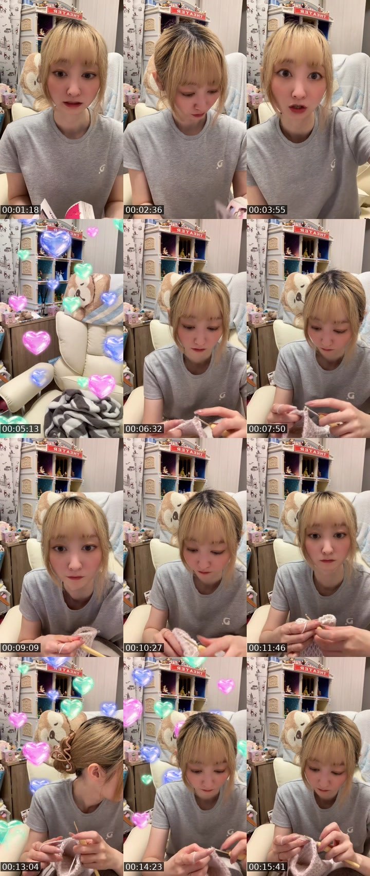 Contact-sheet preview of mim👼🏻🍼(みむ)'s MICO Live recording