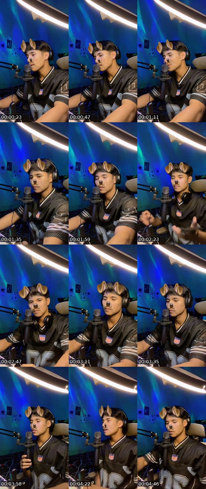 Contact-sheet preview of ᴹᵃʰᵉᵑᛃᴳᴱᵀ🎙️😴🏋🏼👶🏻's MICO Live recording