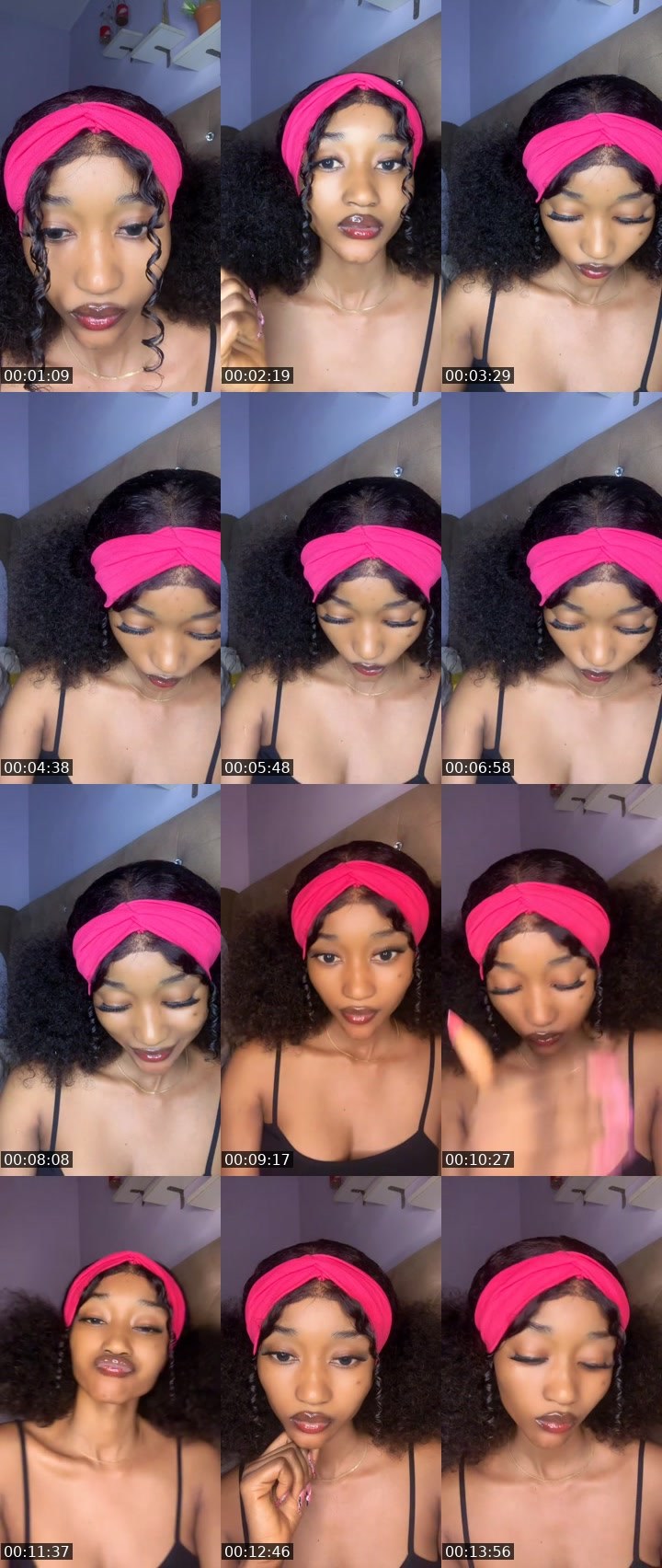 Contact-sheet preview of 💰🆙👑Sasha💅's MICO Live recording