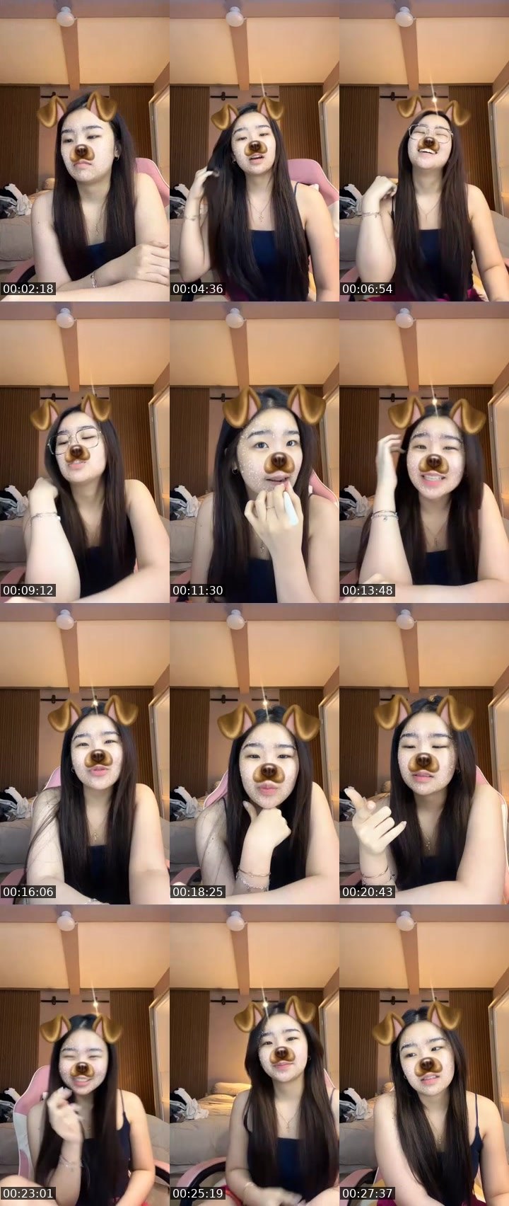 Contact-sheet preview of ᴿᴴ Nishiiiiiiiiiiiii💀🦋💔🦇's MICO Live recording