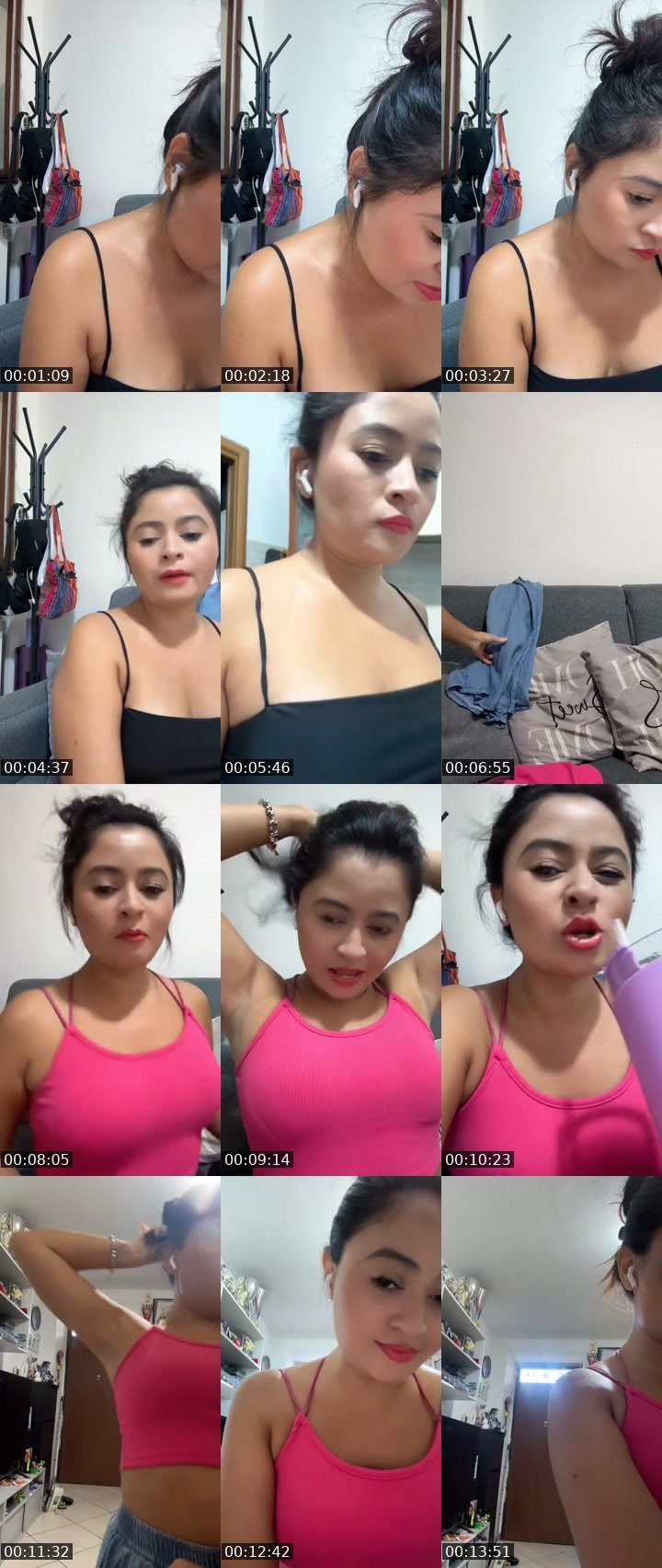 Contact-sheet preview of ⁿ𑁤ᒻupita🪭💃🏻🐦‍🔥🤫🐰's MICO Live recording