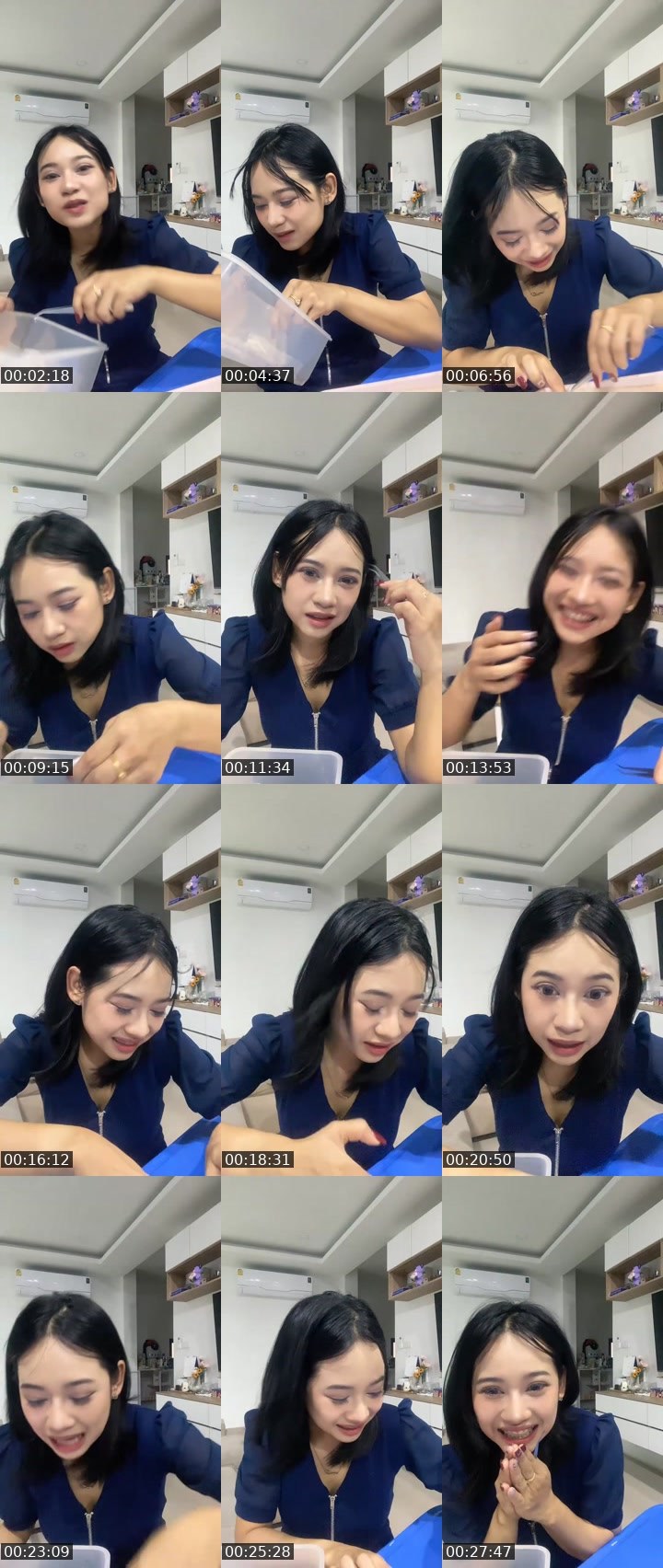 Contact-sheet preview of Aura - New VJ | ฝ้าย 💖's MICO Live recording