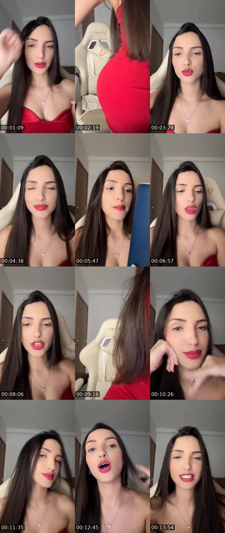 Contact-sheet preview of Princess🍑👋's MICO Live recording