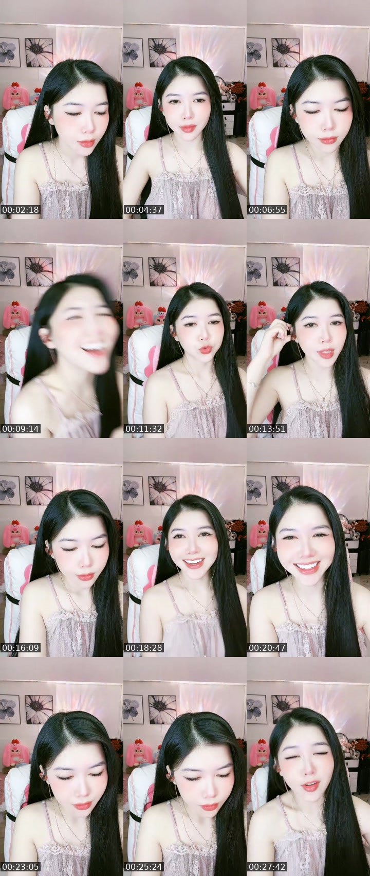 Contact-sheet preview of 🎀Thi Bae🥺HPBD 10/10🎂's MICO Live recording