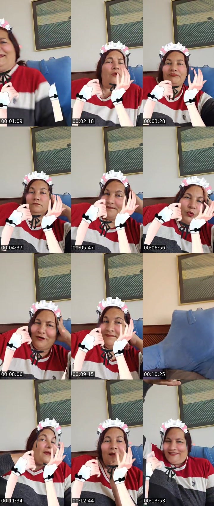 Contact-sheet preview of ☯️ͪ✝️⚜️🌓Emilia💀☯️ͪ's MICO Live recording
