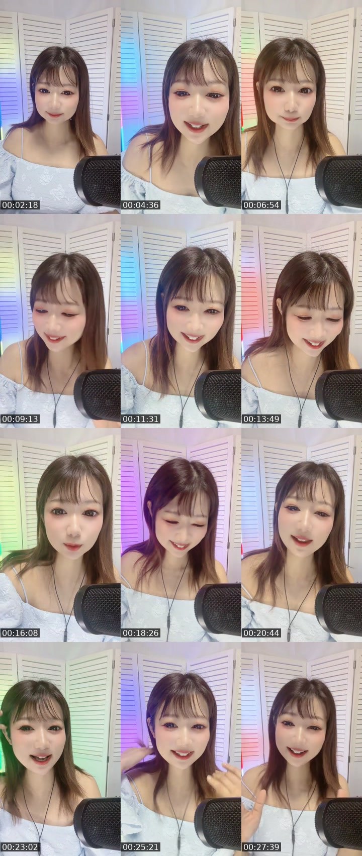 Contact-sheet preview of 🐣KOKO🐥20時半❣️'s MICO Live recording