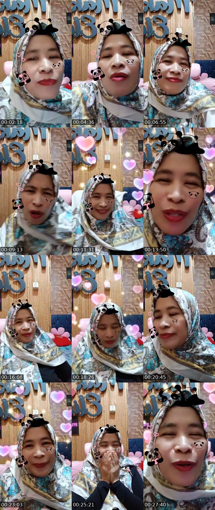 Contact-sheet preview of ༄.° 🥝Ma'Elisᴱᴸᴵᵀᴱ🏹💋👶🏻's MICO Live recording