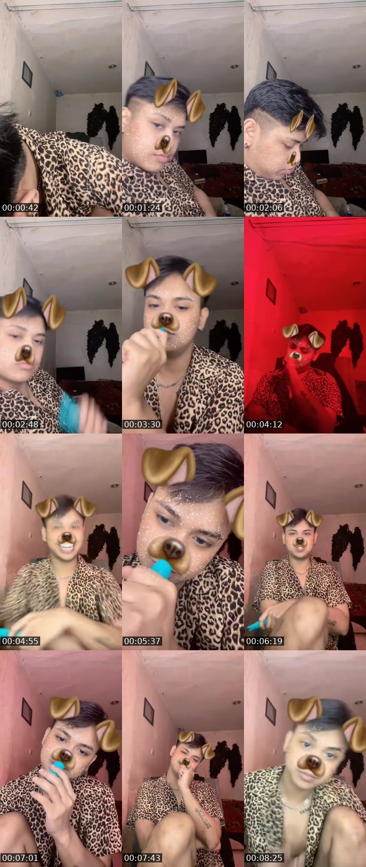 Contact-sheet preview of 🐯ᴄʜᴀɴᴅʜᴏɪᴇᴹᴱᴬᵂ  👁️‍🗨️ 😈 💦's MICO Live recording