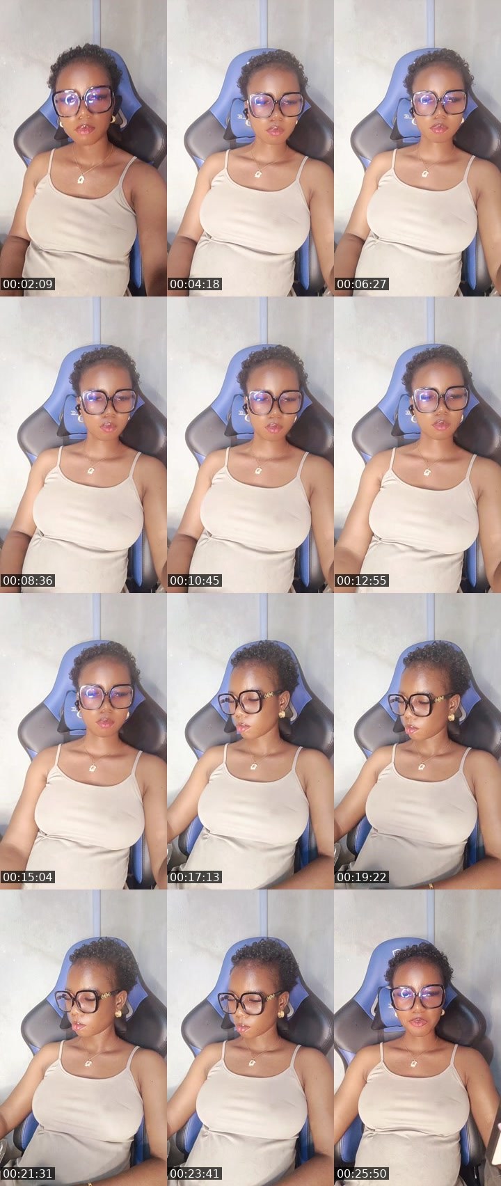Contact-sheet preview of 130k🦅𓄂MEIRA♡𓆪 🏠's MICO Live recording