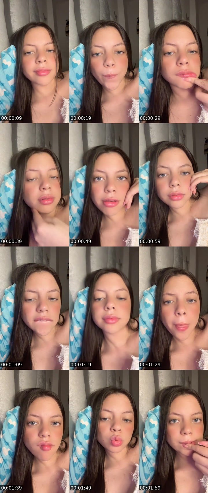 Contact-sheet preview of ⭕️ 🌸Princess majo 👸🏼💕💖🧸's MICO Live recording