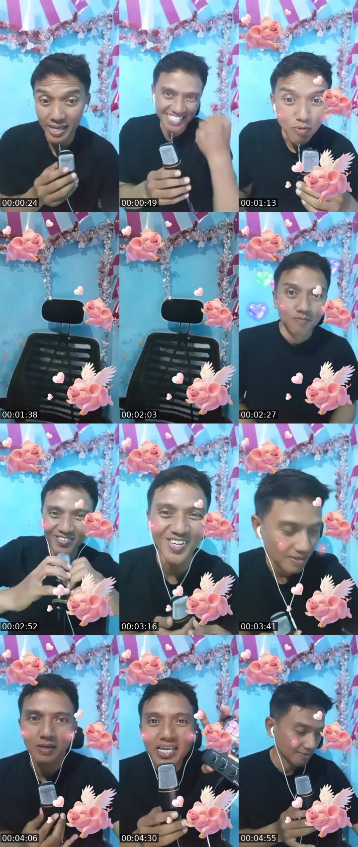 Contact-sheet preview of Pk 31/21.30wib🦊ᴠɪᴀɴᴏᴹᴱᴬᵂ's MICO Live recording