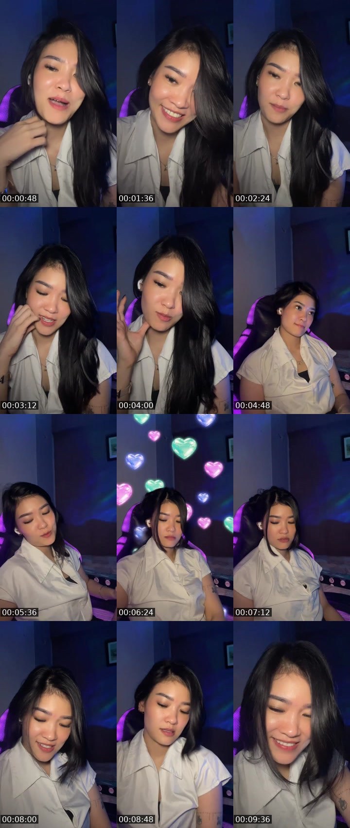Contact-sheet preview of ❄️VanillaTan³*³🧚🏻‍♀️'s MICO Live recording