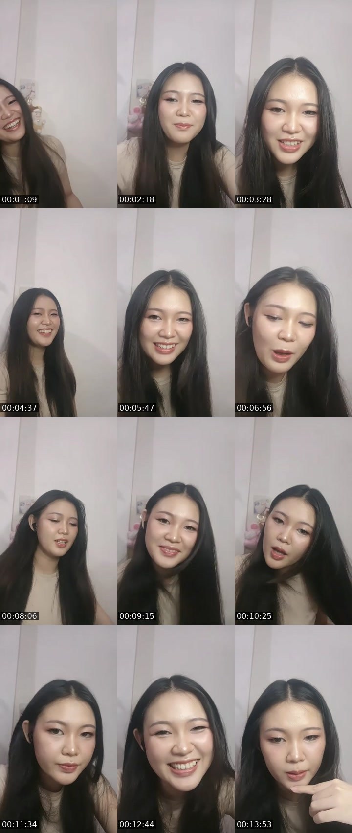 Contact-sheet preview of ᵡᵒ Chloe Lin's MICO Live recording