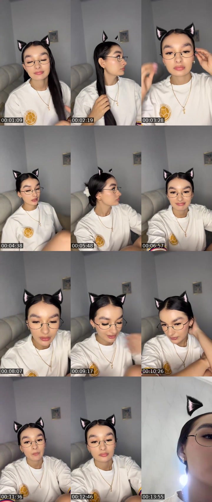 Contact-sheet preview of 𑣲 𝐋𝐮𝐮🐅's MICO Live recording