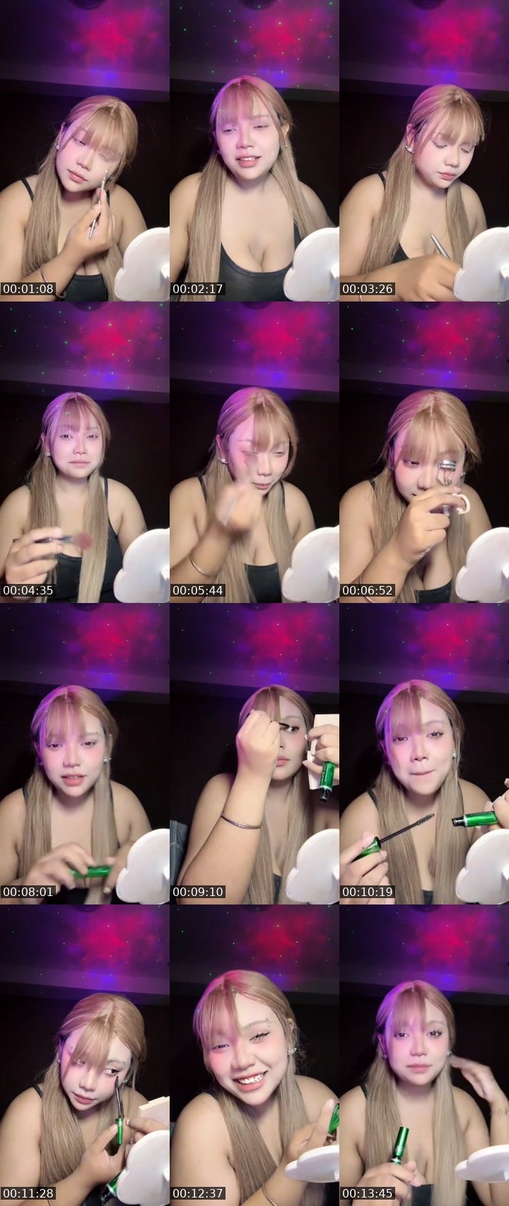 Contact-sheet preview of [🧋]milktea new vj -T-RAK🤌🏻's MICO Live recording