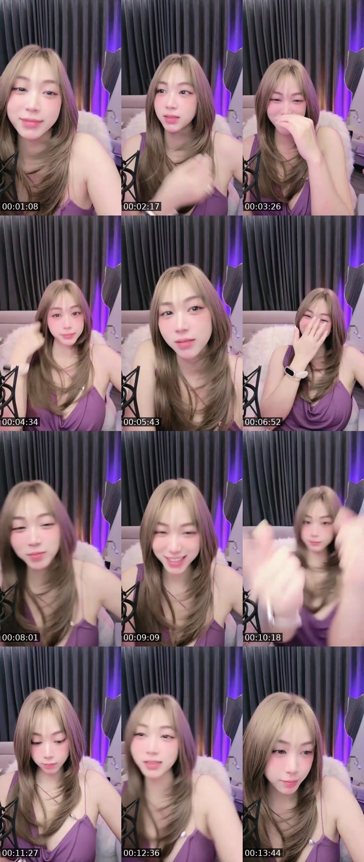 Contact-sheet preview of ⚡️🎀Tiểu Linhh  🥷🏻💕's MICO Live recording
