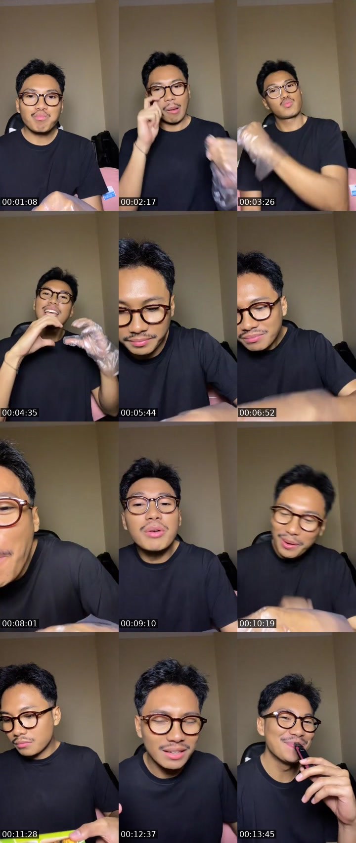 Contact-sheet preview of ʟᴜᴄᴋʏᴺᵒᶻᵃ's MICO Live recording