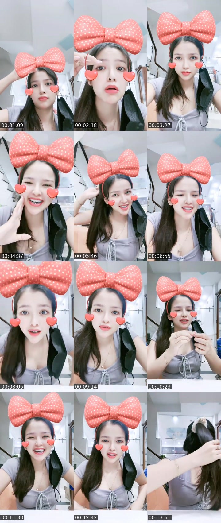 Contact-sheet preview of 🎀 Kim Kim 🧸 HPBD 15/9 🎂🎂's MICO Live recording