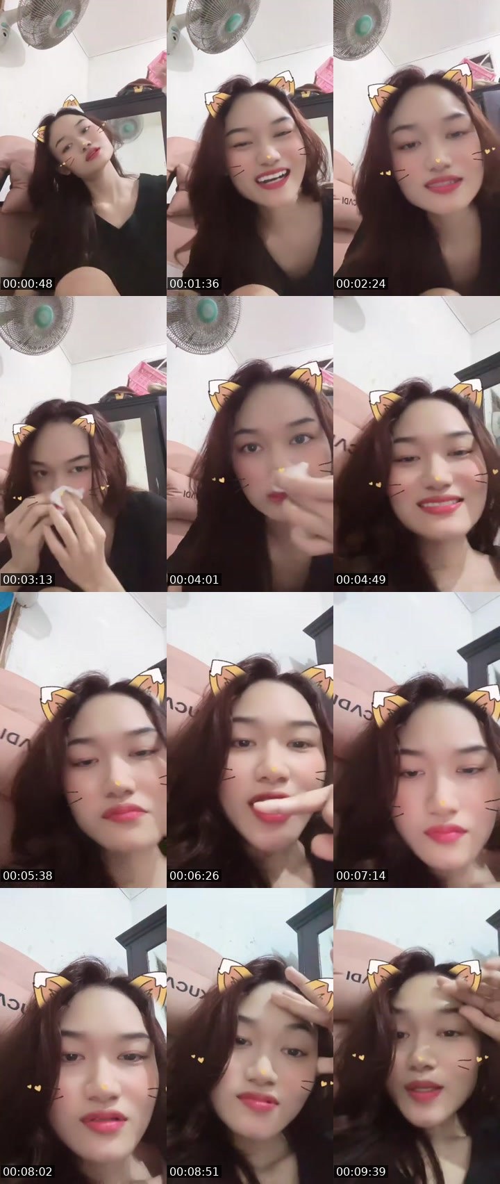 Contact-sheet preview of ᴱᴹ clarissa 👅's MICO Live recording